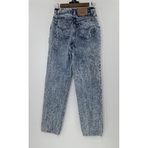 Levi's High Rise Acid Wash Jeans - Blue - Picture 2 of 10